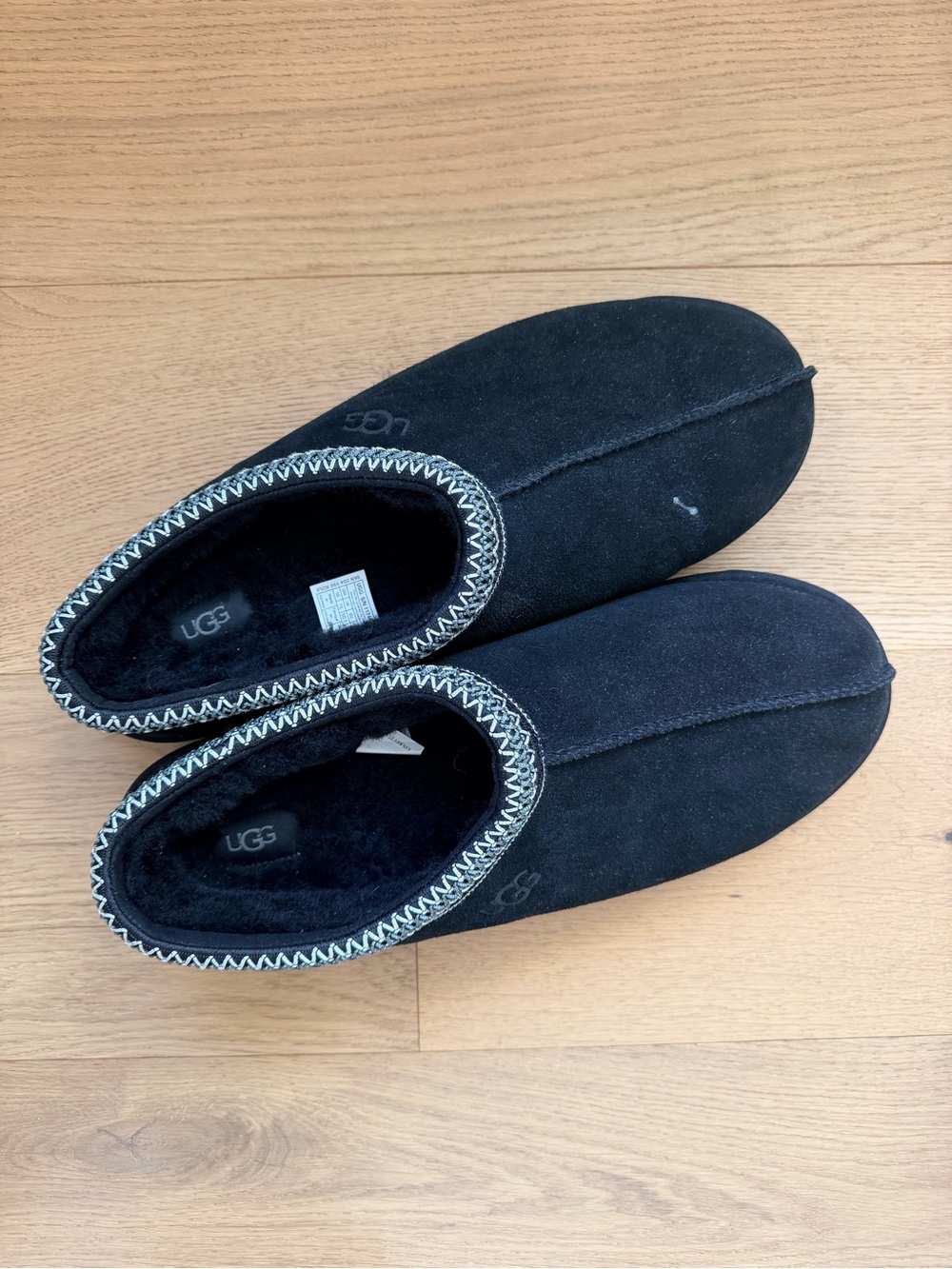 UGG Tasman II Black Slipper Mule Men’s Size 16 Excellent Condition
